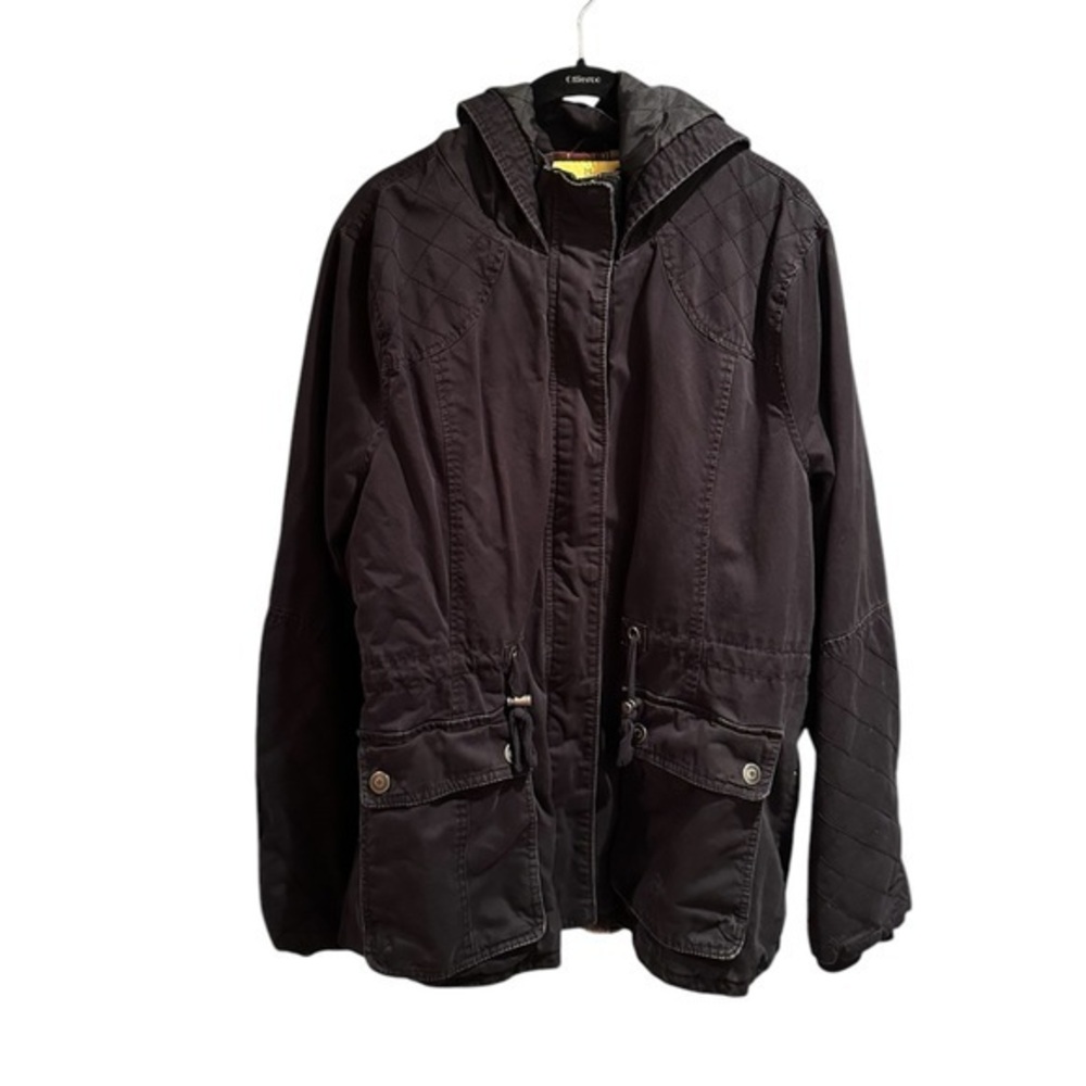 Prince and Fox Black Hooded Jacket Size XXL